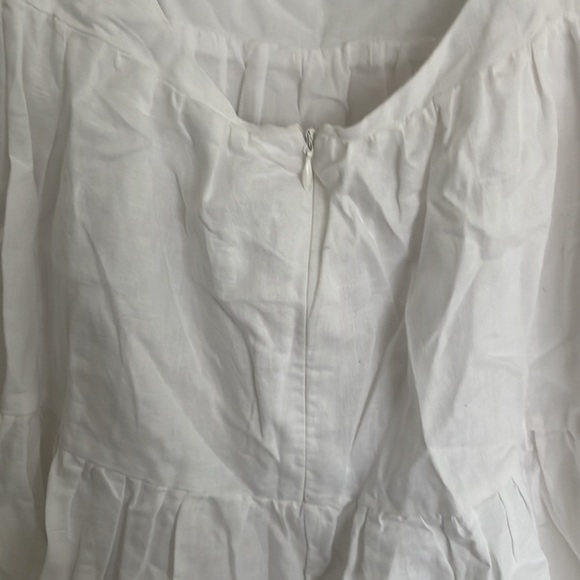 PepperMayo White Love Signs Linen Mini Dress - Picture 5 of 8